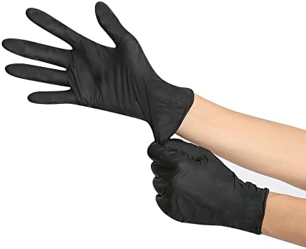 PG GUANTE LATEX NEGRO PAR
