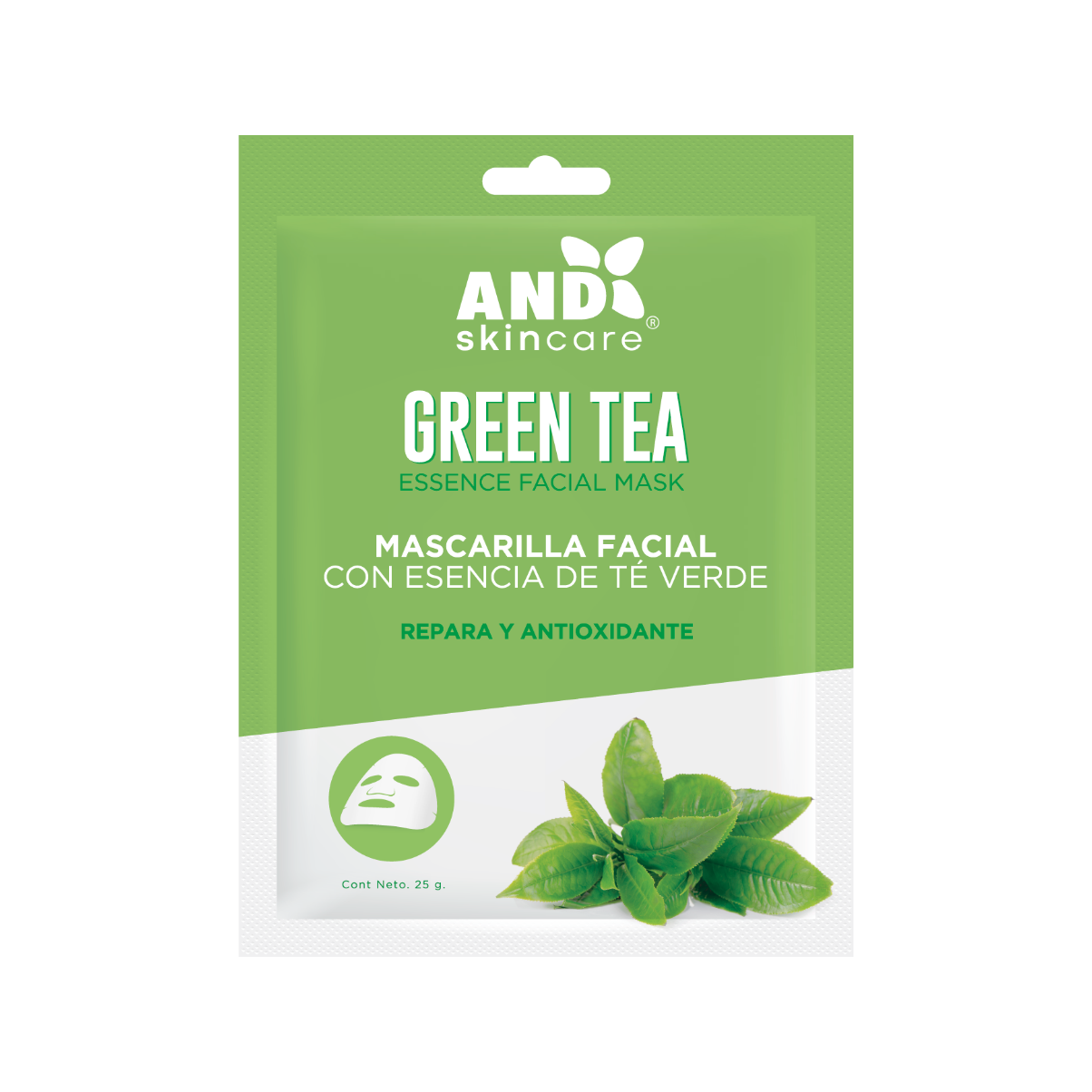 AND MASCARILLA FACIAL TE VERDE