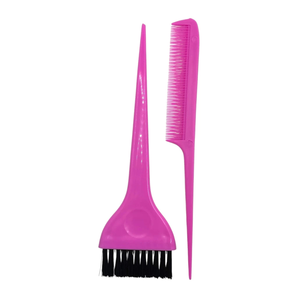 POMANIA Brocha para tinte y Peine de colita