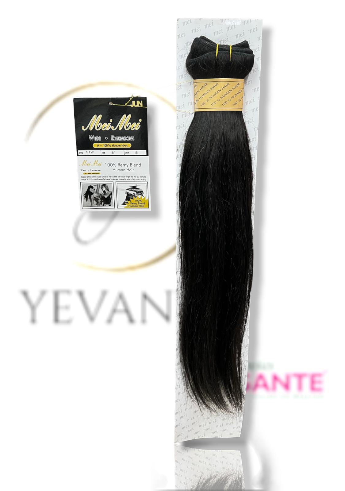 MEI MEI EXTENSION LACIA 18" CON CLIPS