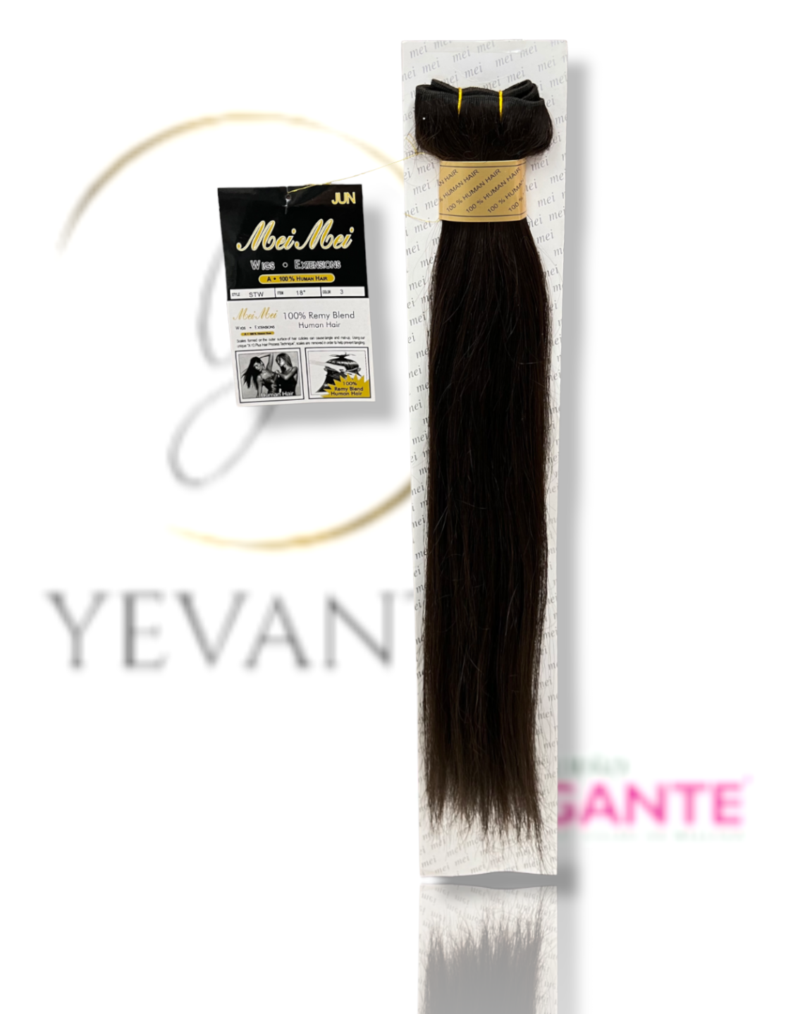 MEI MEI EXTENSION LACIA 18" CON CLIPS