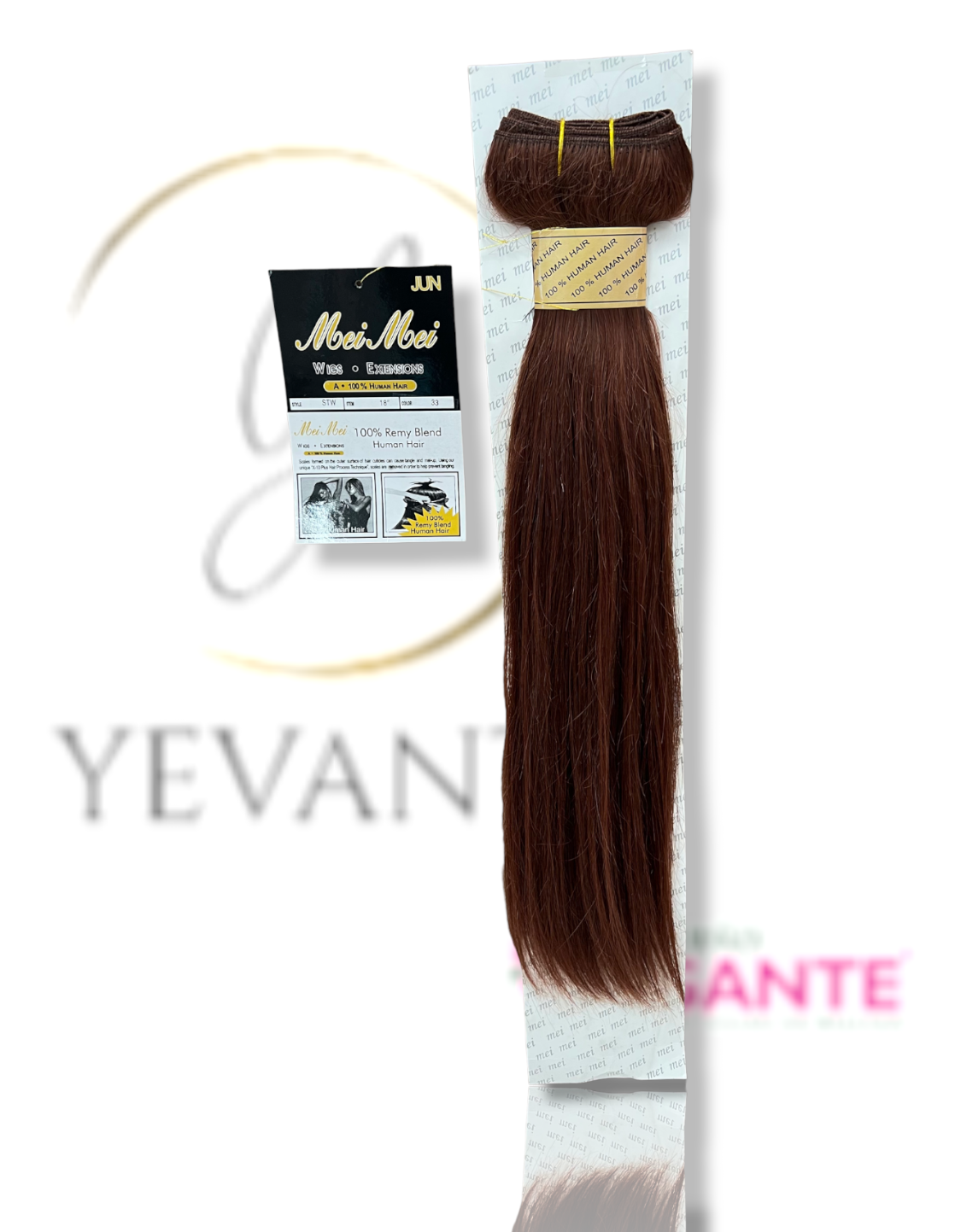 MEI MEI EXTENSION LACIA 18" CON CLIPS