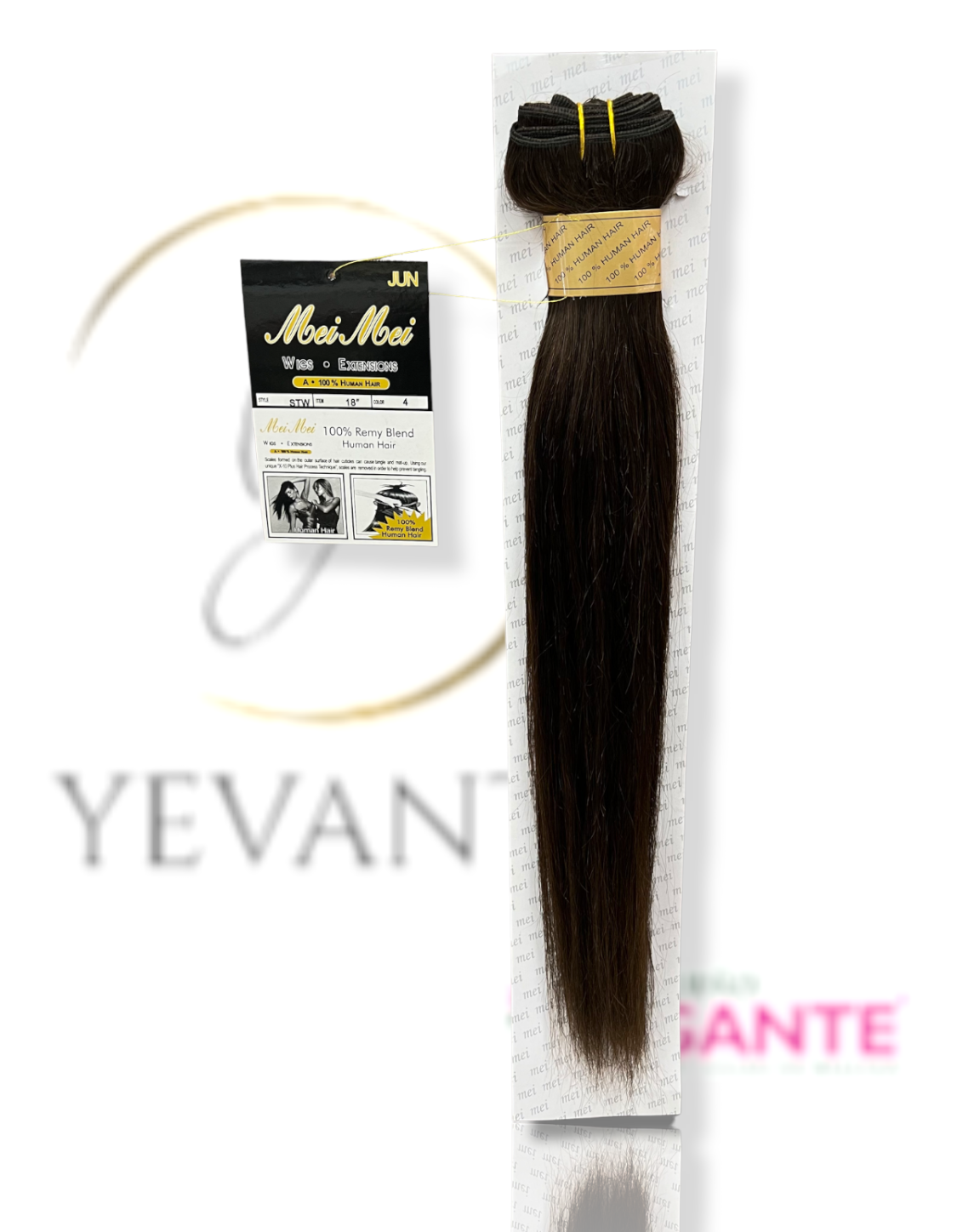 MEI MEI EXTENSION LACIA 18" CON CLIPS