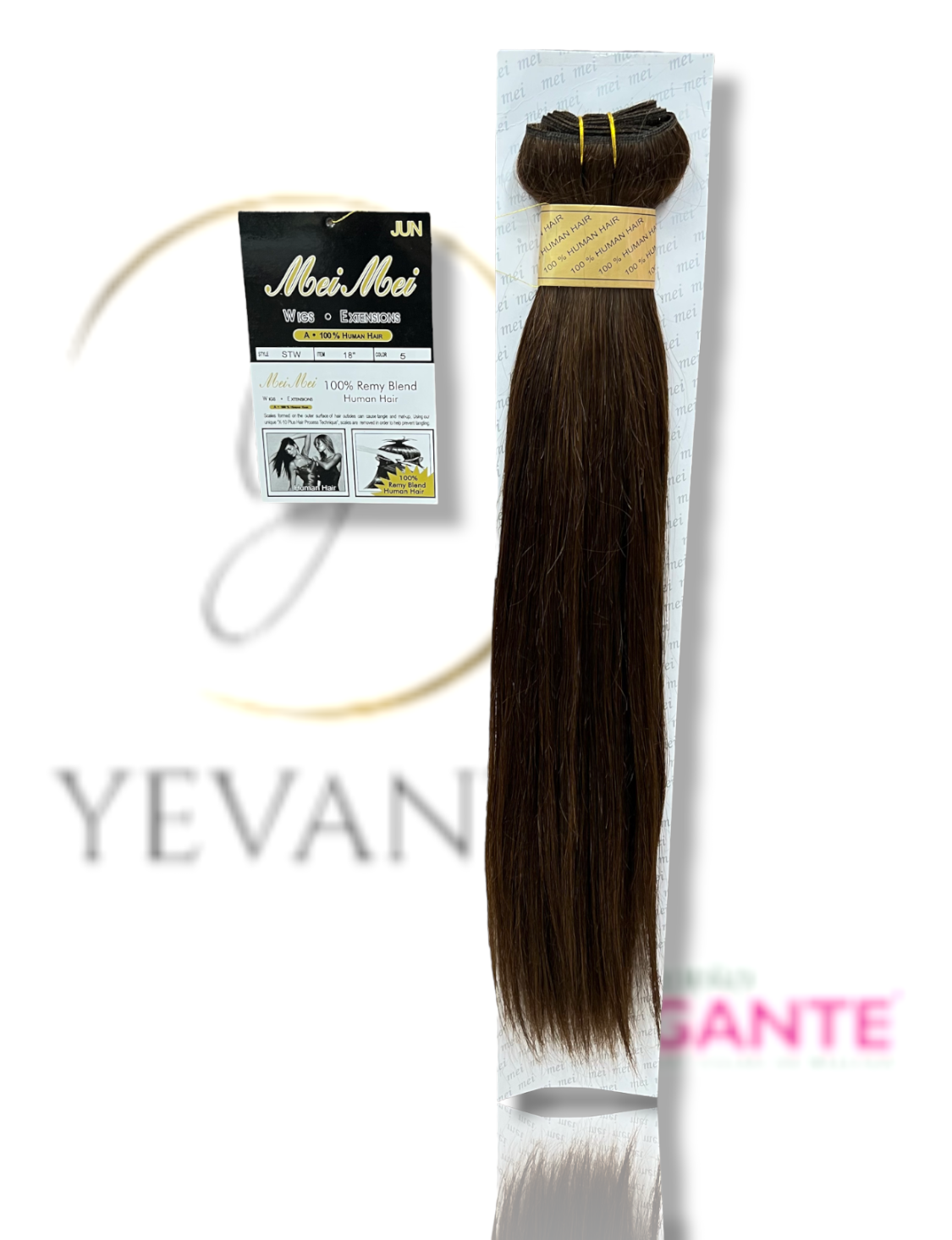 MEI MEI EXTENSION LACIA 18" CON CLIPS