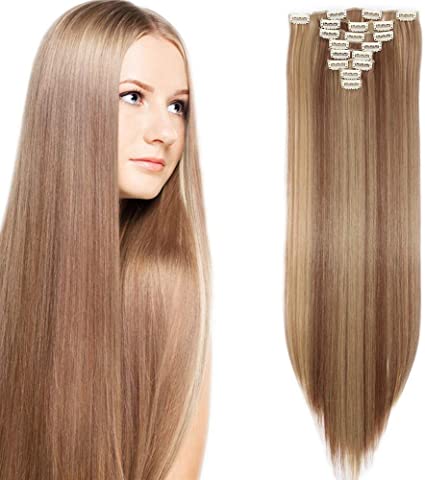 SILKY EXTENSIONES SINTETICAS 18" CON CLIP