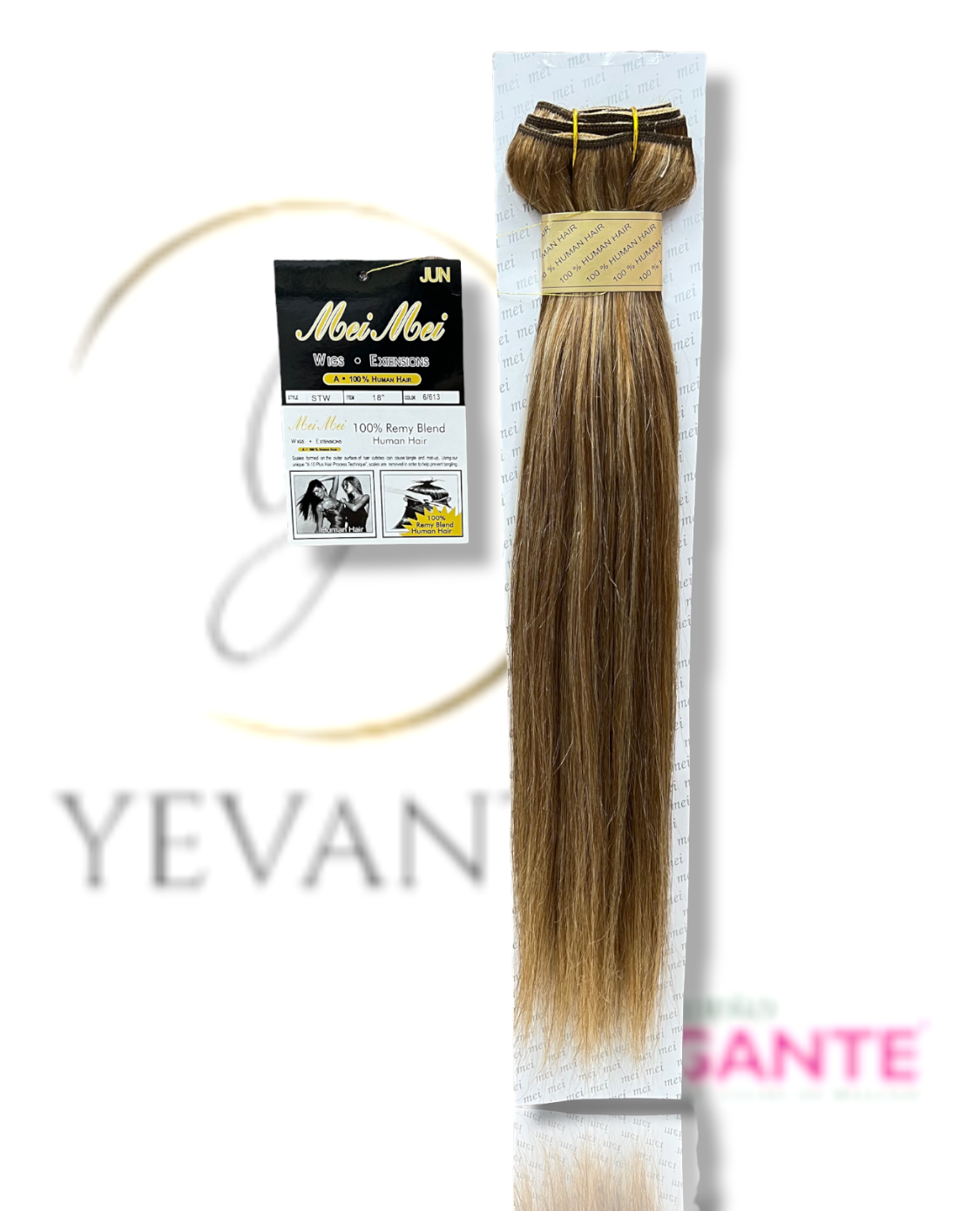 MEI MEI EXTENSION LACIA 18" CON CLIPS