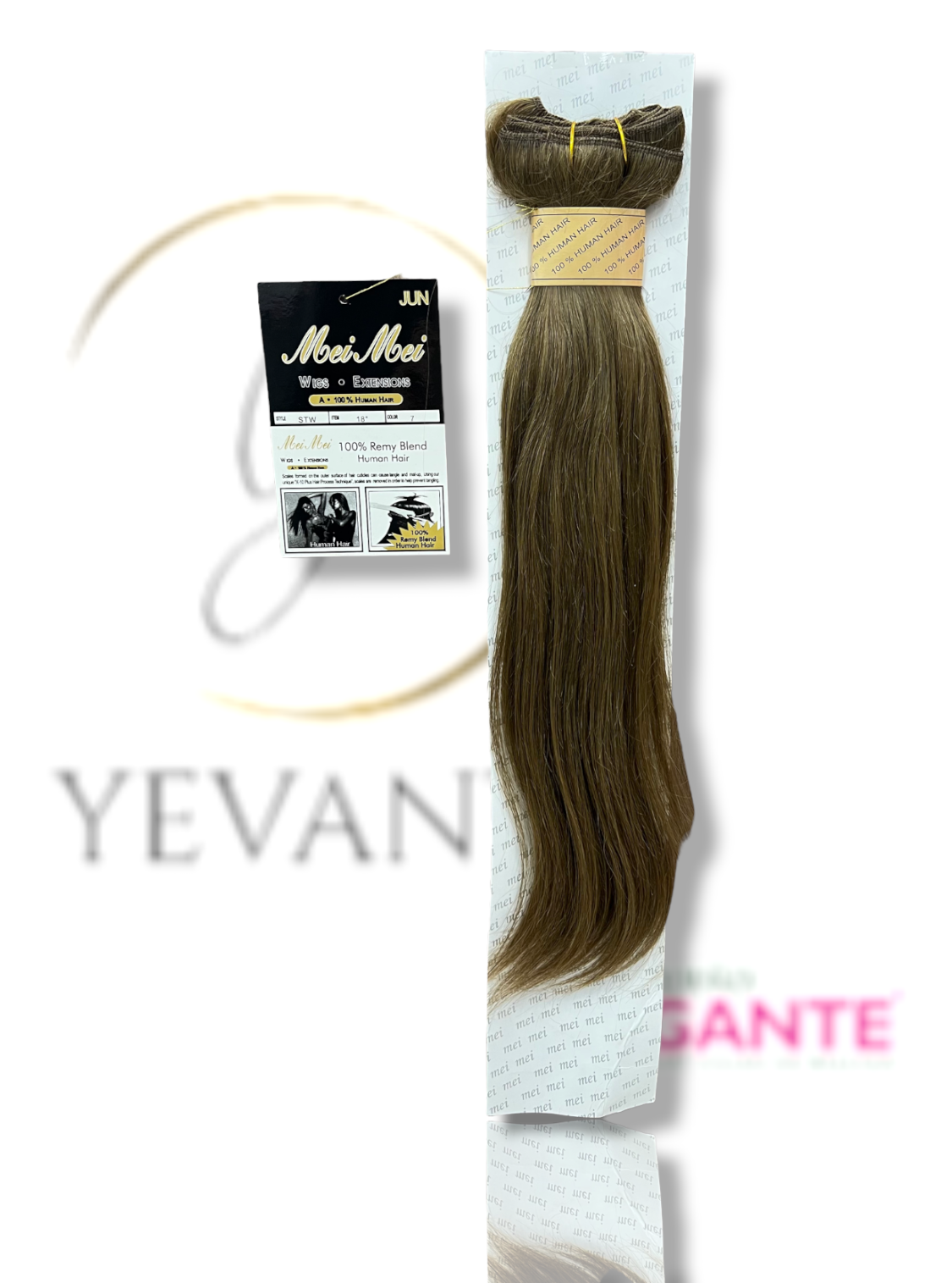 MEI MEI EXTENSION LACIA 18" CON CLIPS