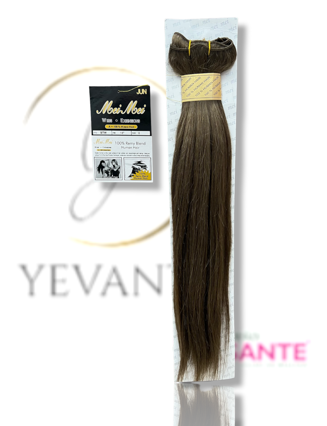 MEI MEI EXTENSION LACIA 18" CON CLIPS