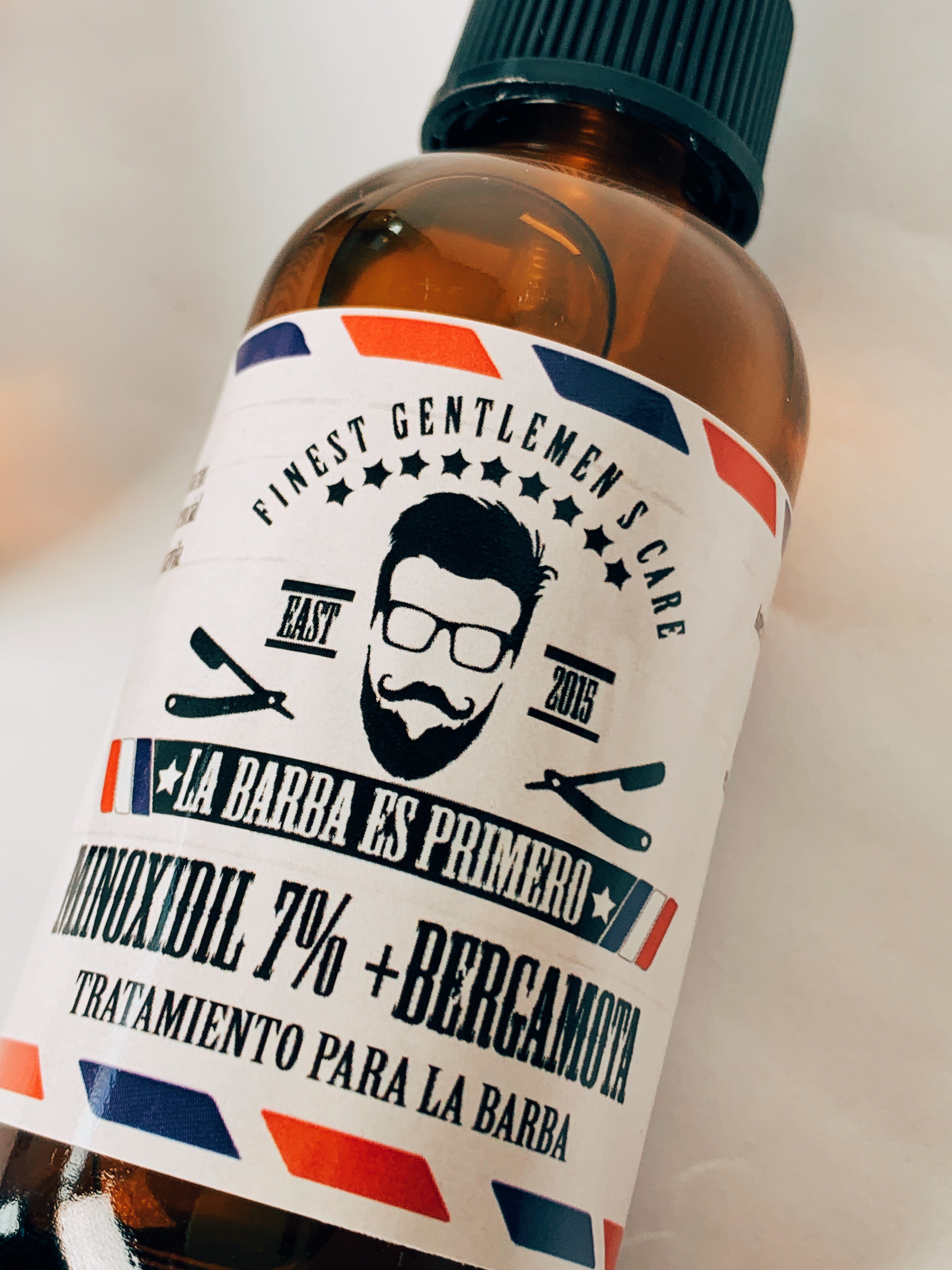 LA BARBA ES PRIMERO ESTIMULANTE MINOXIDIL AL 7 CON BERGAMOTA 60ML