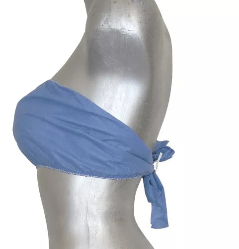 TOP DESECHABLE ABIERTO AZUL 10pzas